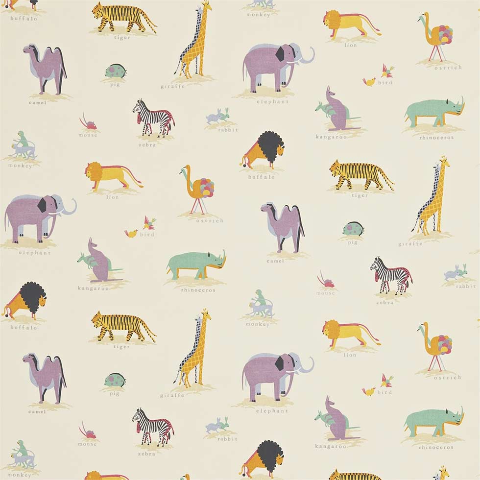 wardgroup childrens wallpaper zoo animals