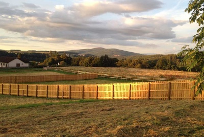 View within Plot 10 looking north east towards Aberlour