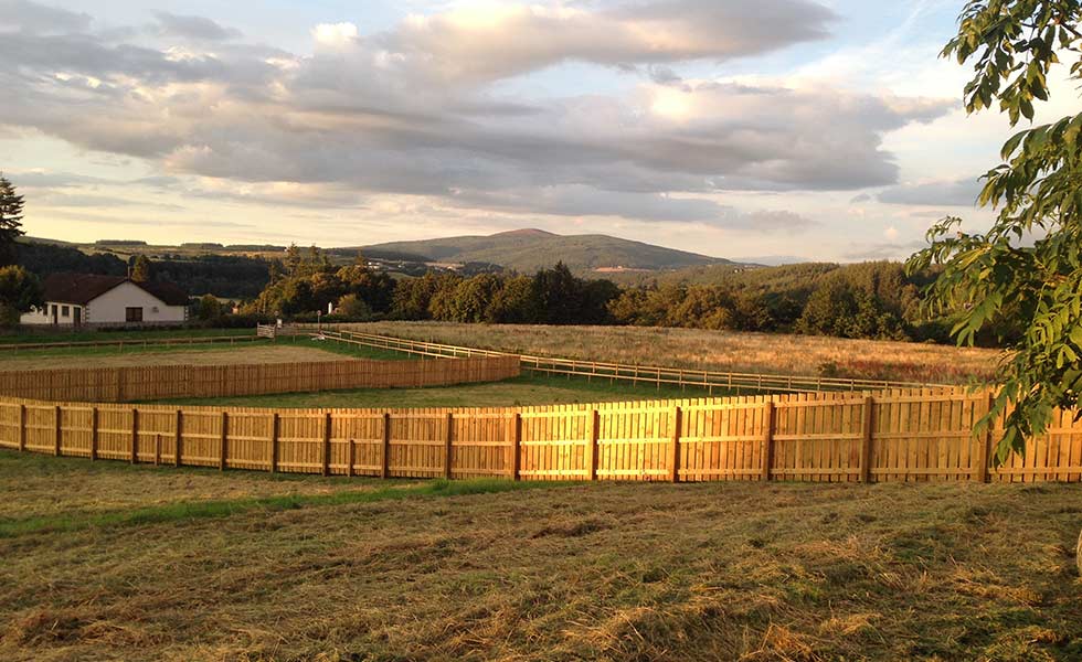 View within Plot 10 looking north east towards Aberlour