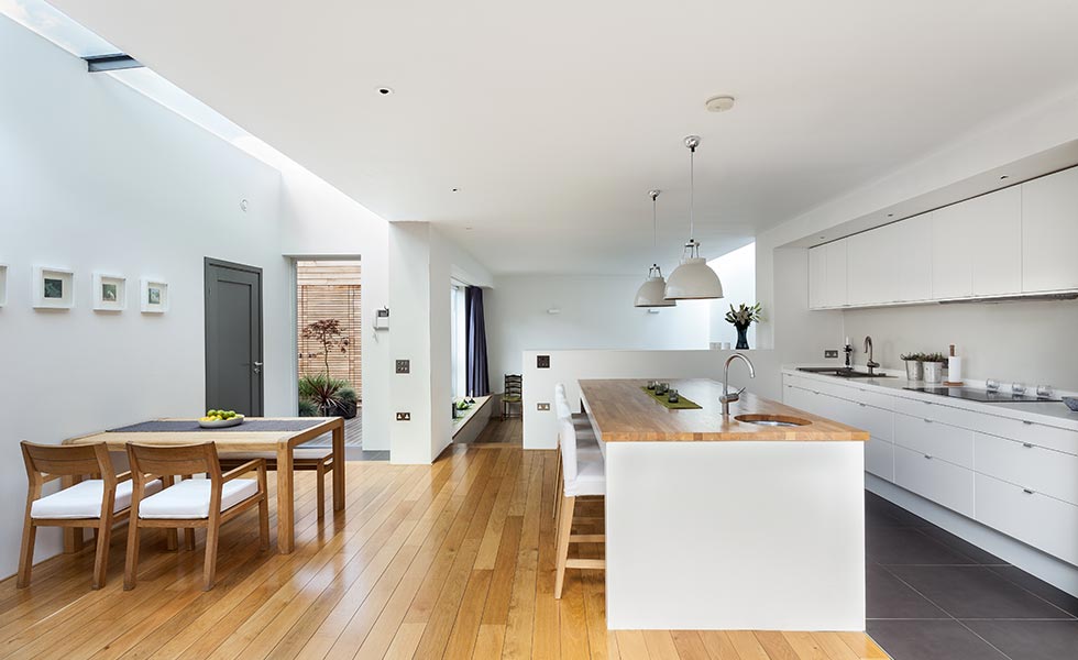 Maximising indoor space and natural daylight