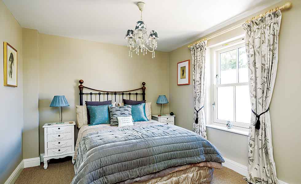 The package self build features four generous bedrooms to accommodate the couple and their visiting family