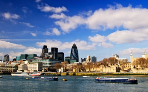London Gherkin Thames