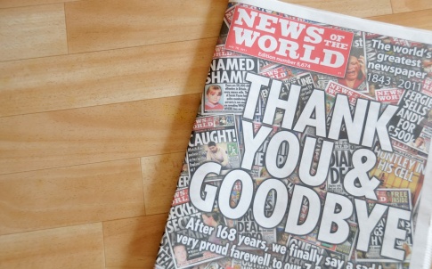 News of The World Leveson newspaper