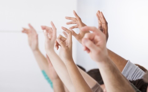 Students Hands up vote