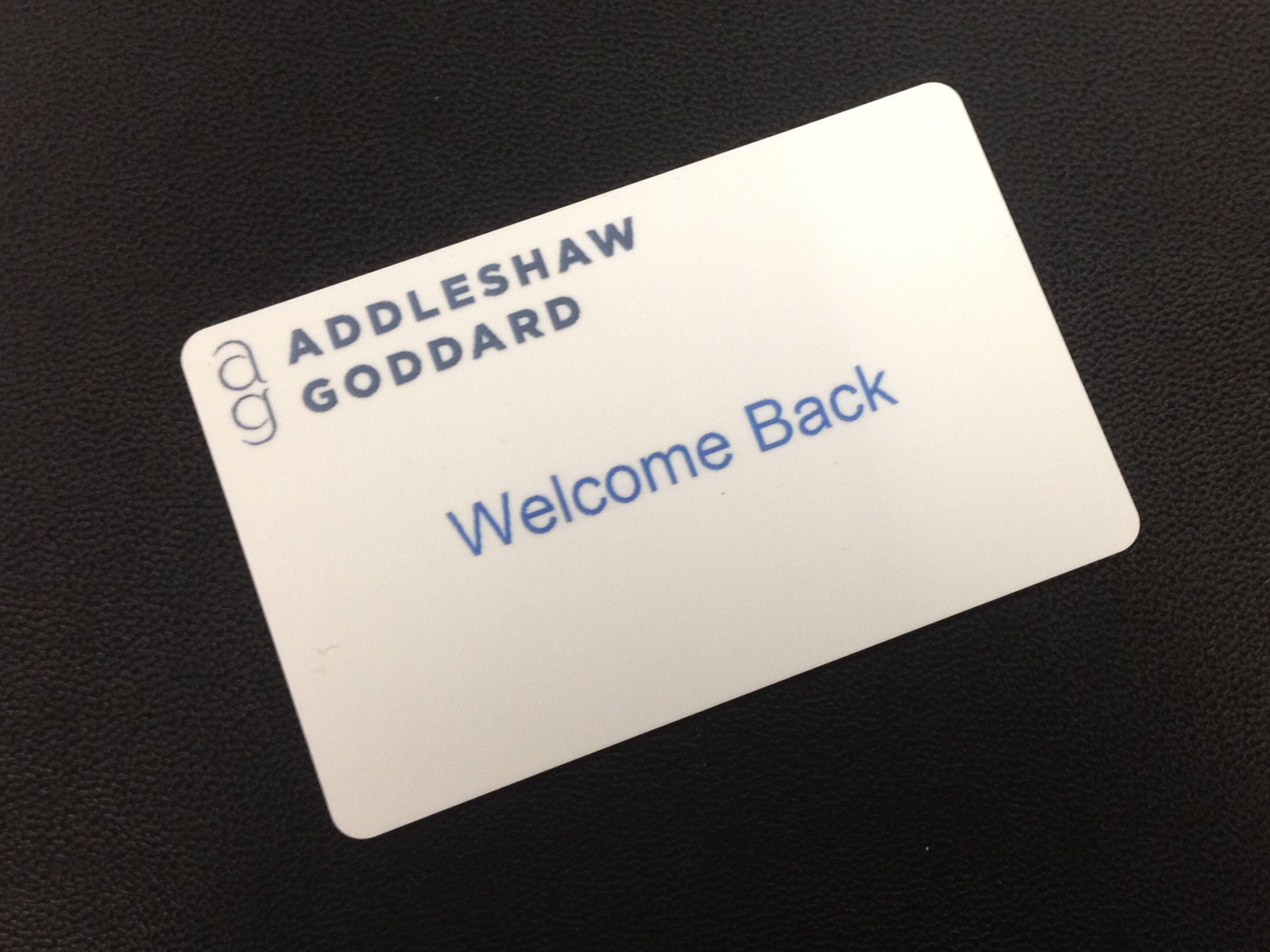 Addleshaws swipe card Tulkinghorn