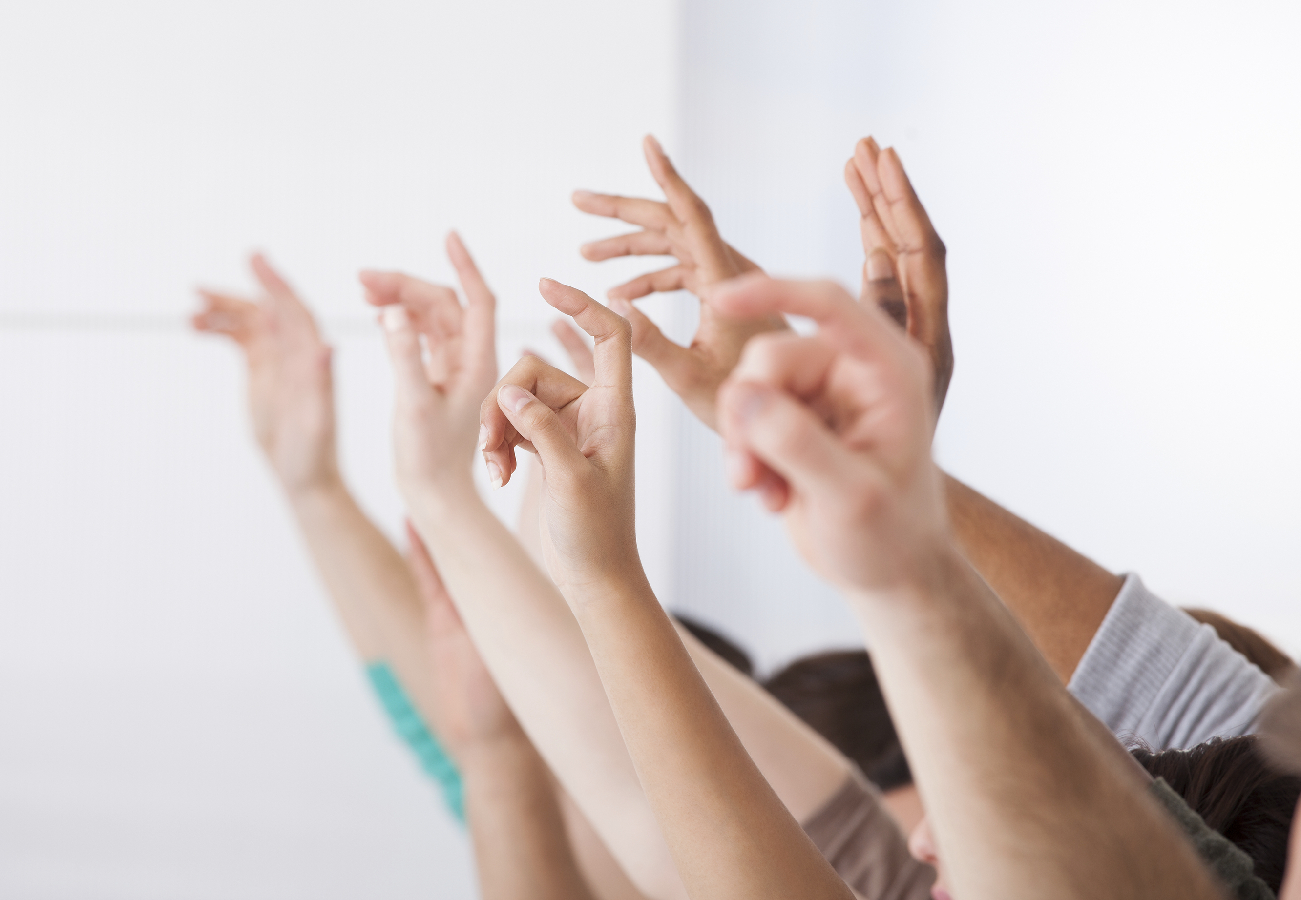 Students Hands up vote