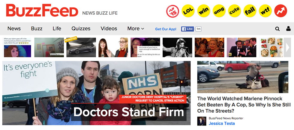 BuzzFeed banner