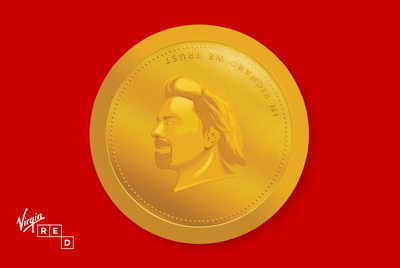 virgin red coin
