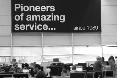 First direct customer experience