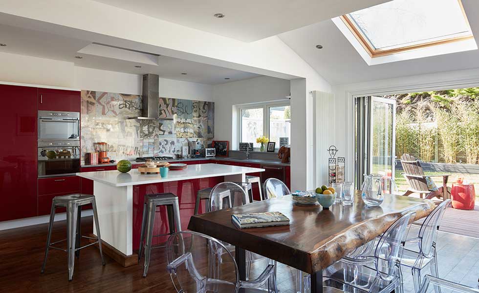 californian style kitchen created without planning permission