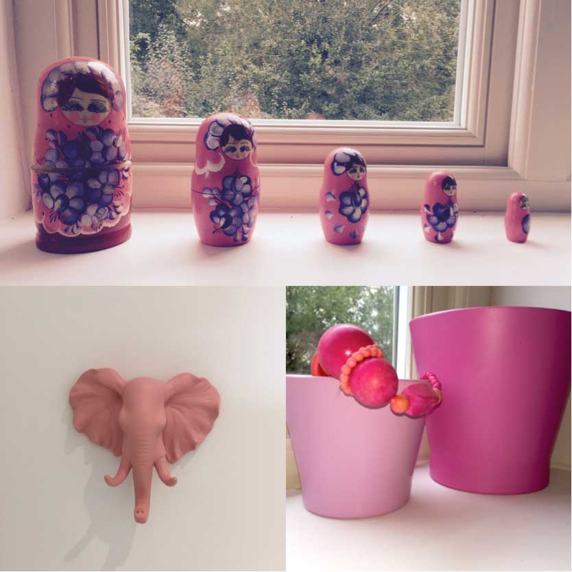 Accessories in little girl's bedroom