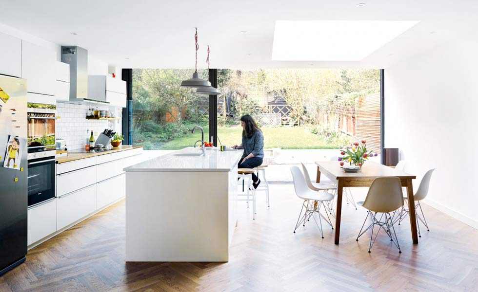 White Kitchen Extensions 15 incredible kitchen extensions under £200k - real homes White Kitchen Extensions 15 incredible kitchen extensions under £200k - real homes