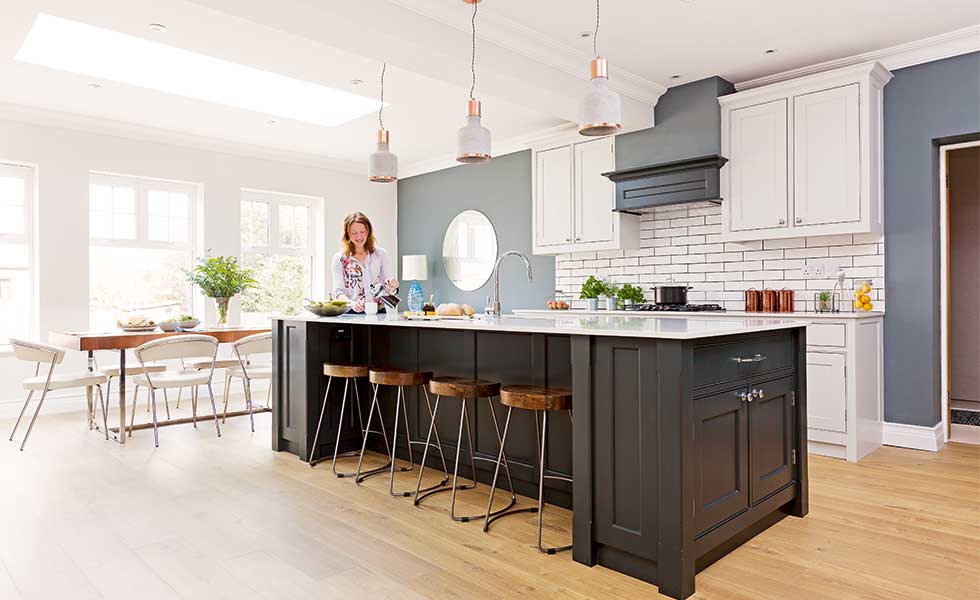 Shaker-style kitchen