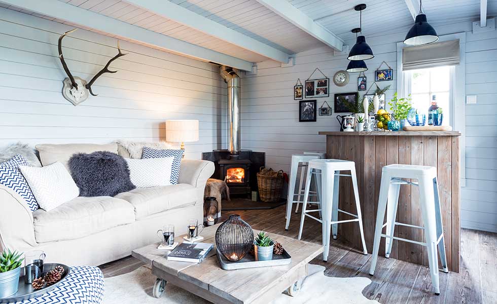 scandinavian style garden room