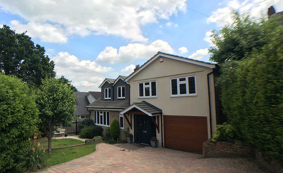 Exterior of a loft conversion
