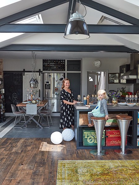 browning family industrial style kitchen extension