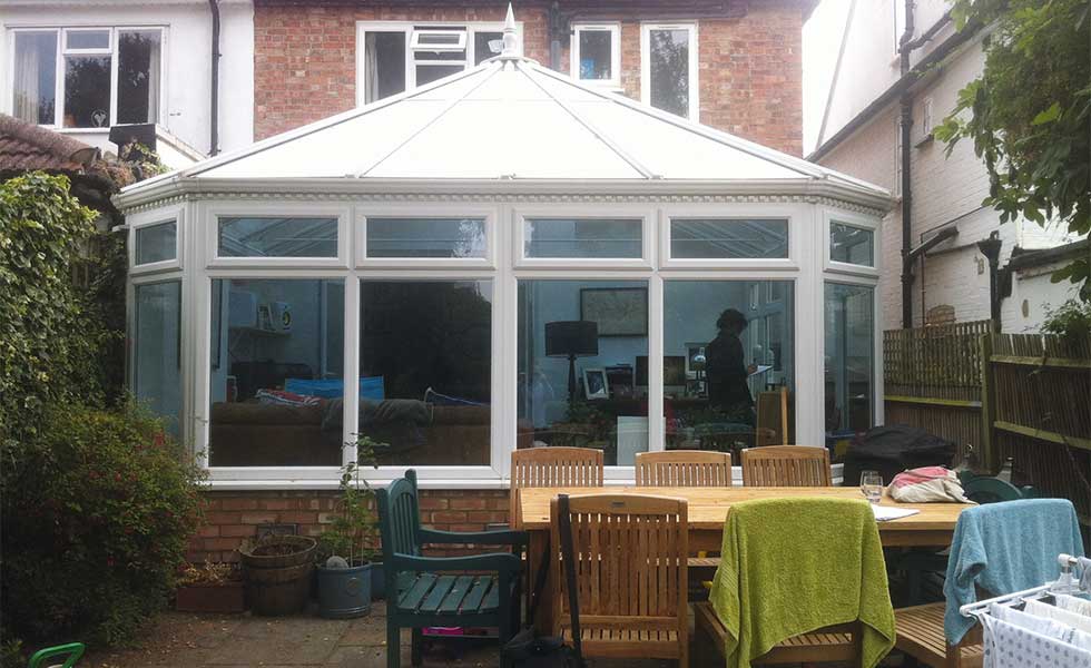 dated conservatory interior