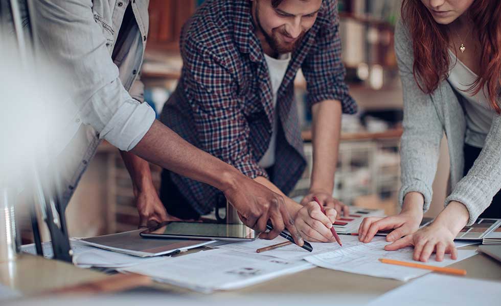 Hiring a team of professionals for a renovation project