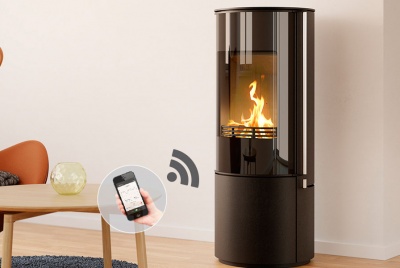 Omega - Smart wood burning stove that you can control via your phone or tablet