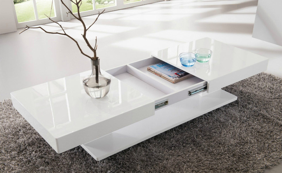 Concealed storage space in the Verona coffee table, makes it the perfect choice for minimalist living spaces. Priced at £249.95