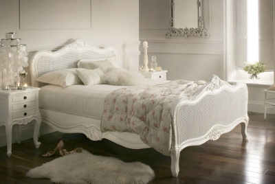 time4sleep Provence Rattan in White