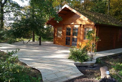 TDCA Gripsure log cabin