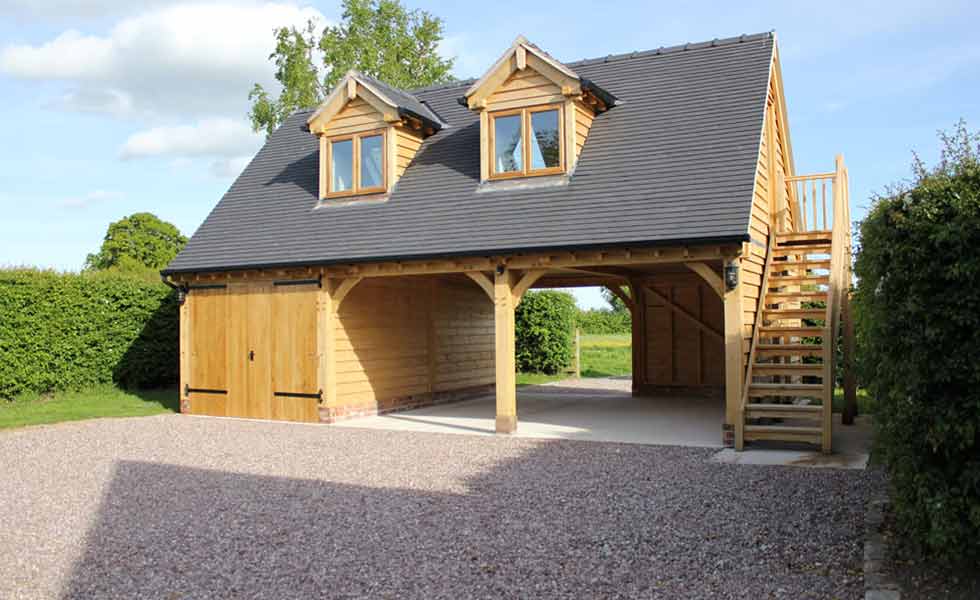 radnor oak outbuilding