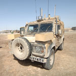 Smash and grab land rover