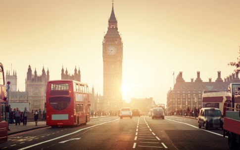 Big Ben, bus, parliament