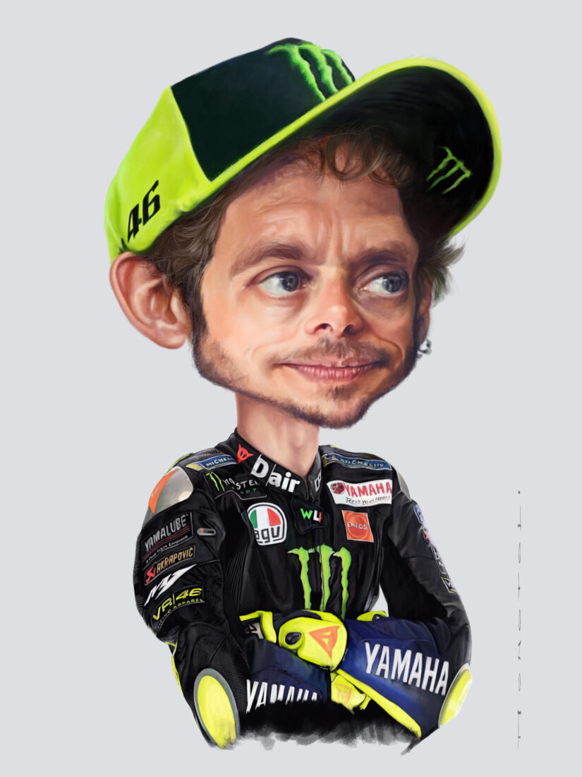 tela valentino rossiUL
