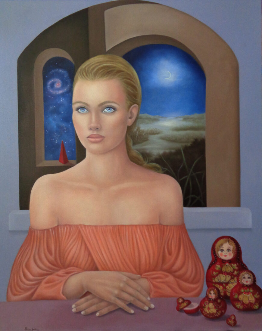 DIVENIRE olio su tela 100x80 marzo 2022