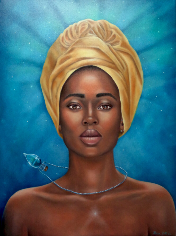 Cosmo olio su tela 80x60 10.21