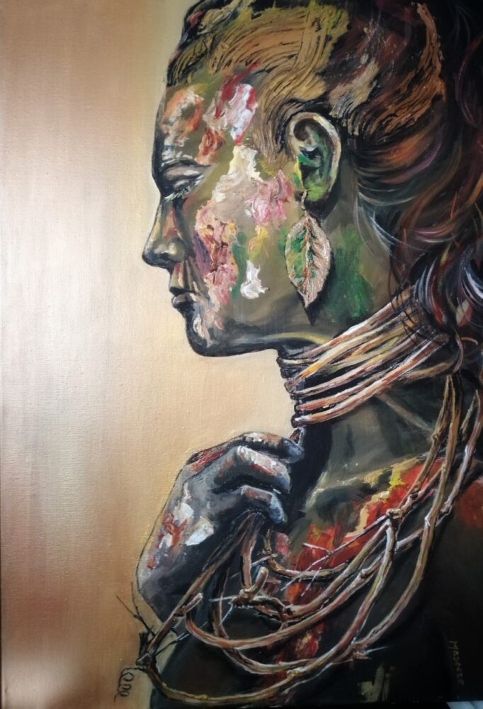 TERRA MADRE - acrilici materici su tela 50 x 70
