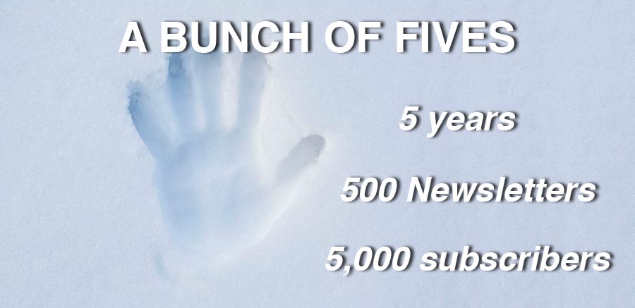 Newsletter achieves triple-five landmark