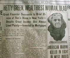 Cimriliği ile "yok artık" dedirten Hetty Green Guinness Rekorlar Kitabı'ına nasıl girdi? Cimriliği ile "yok artık" dedirten Hetty Green Guinness Rekorlar Kitabı'ına nasıl girdi?