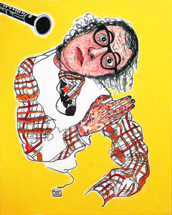 Woody Allen megijed saját klarinétjától Egon Schiele műtermében