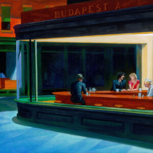 Frank Zappa szerelmet vall Méhes Mariettának a Tilos az Á környékén Edward Hopper műtermében