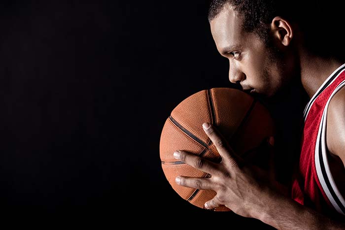 focused sportsman