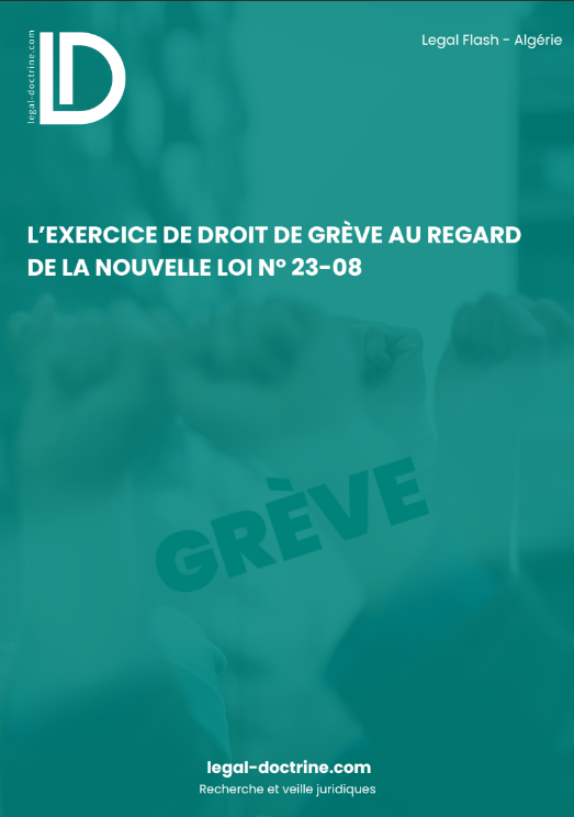 L’exercice de droit de grève au regard de la nouvelle loi n° 23-08