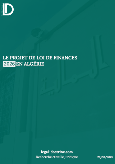 Projet de loi de finances 2026 en Algérie