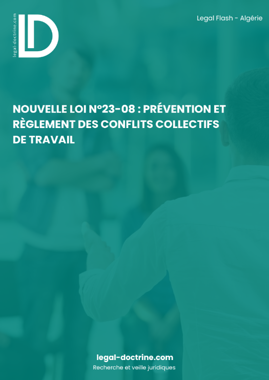 Nouvelle loi n°23-08 : prévention et règlement des conflits collectifs de travail