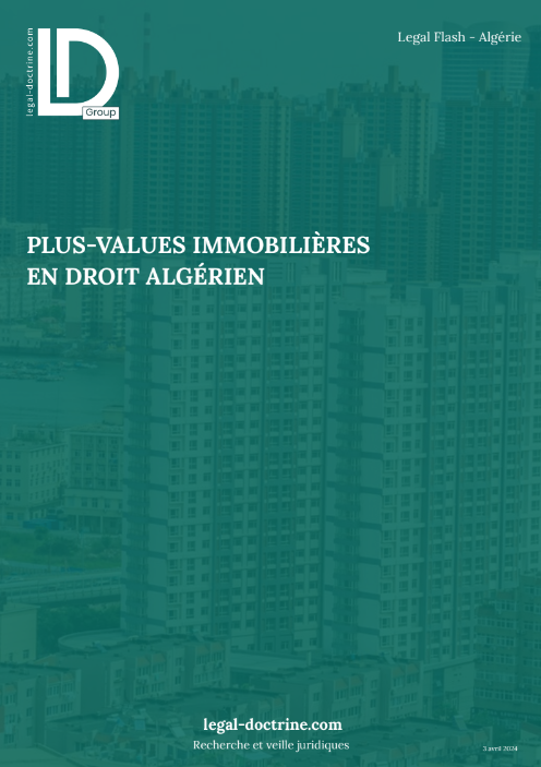Plus-values immobilières en droit algérien