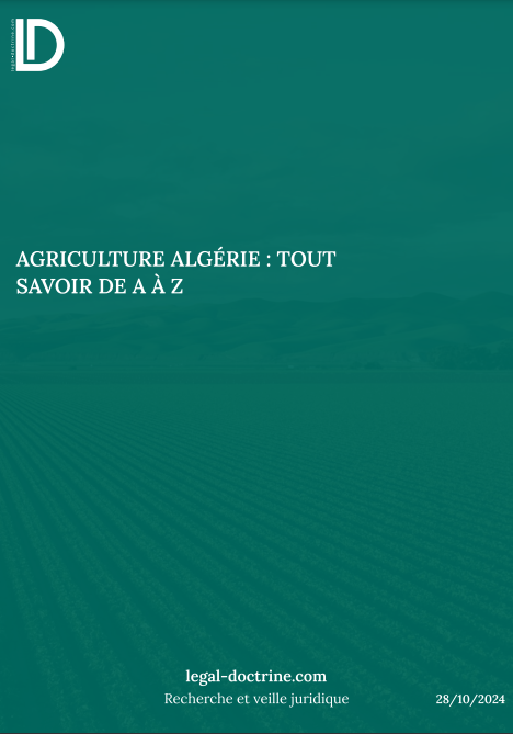 Agriculture Algérie : Tout savoir de A à Z / Livre 1