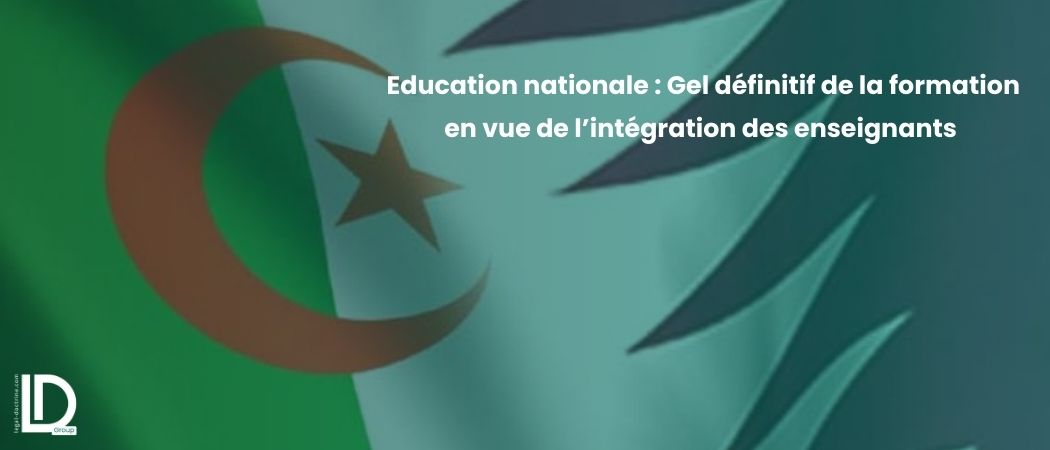 Illustration de l’article Education nationale : Gel définitif de la formation en vue de l’intégration des enseignants