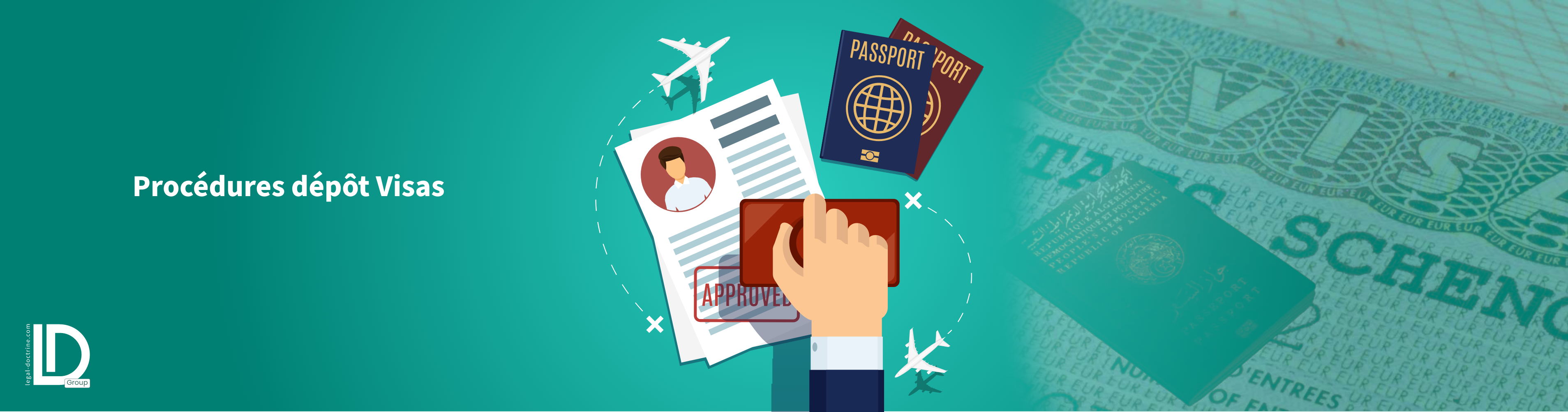 Illustration de l’article Procédures dépôt Visas : France Espagne, Turquie, Italie, Angleterre, USA, Canada - Documents requis