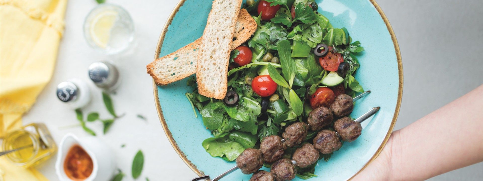 Köfteli Salata Köfteli Salata