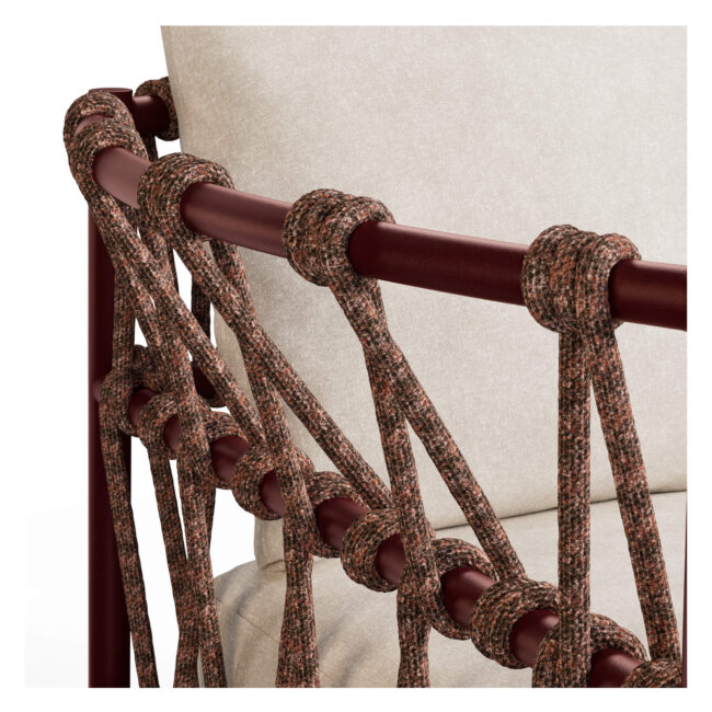 Inspired by the sinuous movement of the sea and its natural geometries, the Antigua daybed expresses a contemporary design marked by elegance and dynamism. The soft lines of the aluminum structure integrate with a light and refined steel mesh, giving shape to a furniture piece capable of communicating authenticity, fluidity, and visual lightness. Designed to offer a wide and comfortable seat, the Antigua daybed conveys a pleasant sense of airiness and freedom, naturally fitting into both outdoor and indoor environments. The aluminum structure—robust yet lightweight—guarantees durability over time, ease of movement, and high versatility of use, making it ideal for contract contexts and professional spaces. Comfort is further enhanced by ergonomic back cushions; these modular and enveloping cushions are designed to ensure optimal support and a superior relaxation experience. The Antigua daybed thus represents a perfect balance between functionality, comfort, and sophisticated design, ideal for completing contemporary furnishing projects.