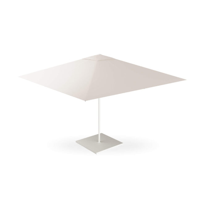 The Ducale 4x4 meter sunshade, designed by EMU D&S Lab, brings sophistication and style to any outdoor space. Its minimalist and clean design catches the eye, creating a harmonious and timeless atmosphere. The 8-rib aluminum structure ensures stability and resistance, while the telescopic canopy opening allows you to keep the underlying furniture intact, making use simple and immediate. Ducale is completed with bases and fixing systems designed for every need, along with practical accessories such as the LED bar kit, drainage gutter, multifunction hook, and protective cover. Ideal for terraces, gardens, and contract spaces, Ducale combines functionality and style, transforming every environment into an elegant, cozy, and unique place.