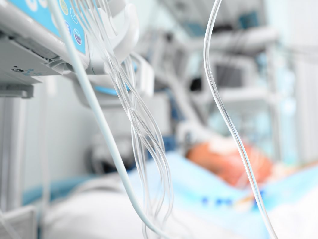 Medicines,In,The,Icu.,Medicinal,Lines,Next,To,The,Bed