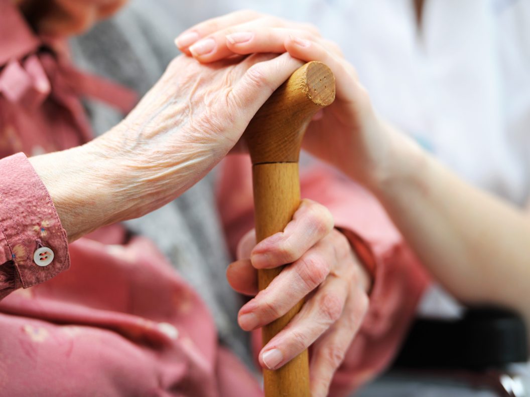 Senior,Woman,With,Her,Caregiver,At,Home